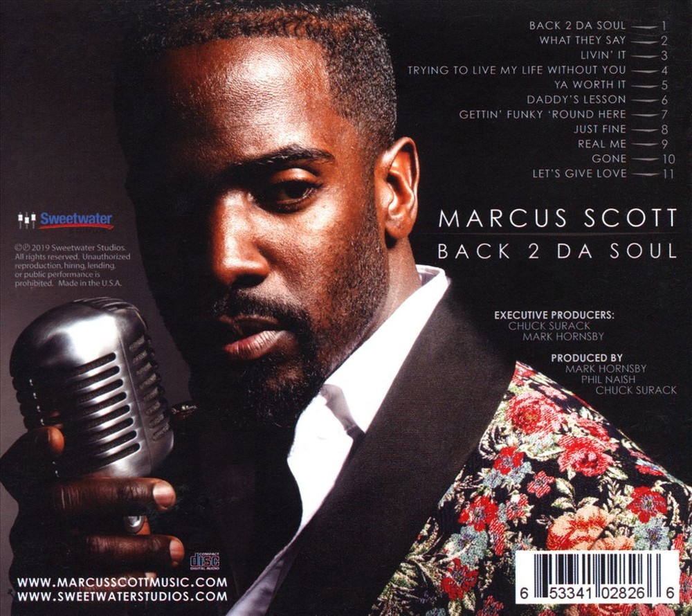 MARCUS SCOTT BACK 2 DA SOUL NEW CD