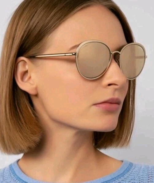 Chanel 4206 Round Silver CC Mirrored Sunglasses for Women