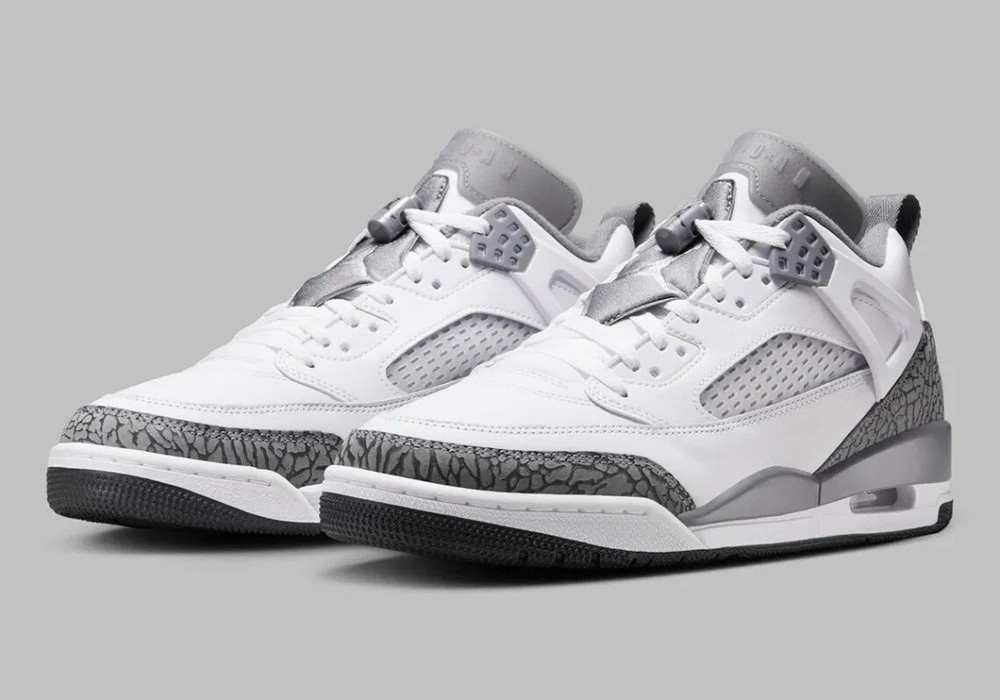 Size 8 | Nike Air Jordan Spizike Low Cool Grey White | FQ1759-102
