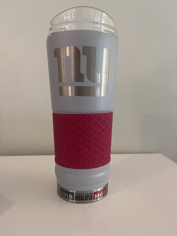 New York Giants Football Great  American 24 Oz  Tumbler NY Giants With Lid