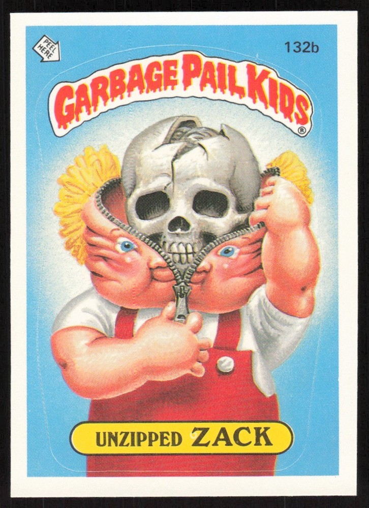 1986 Garbage Pail Kids Topps Sticker Cards