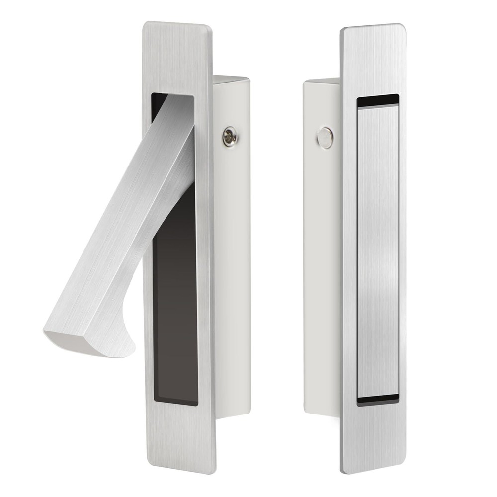 1 Pack Flush Mount Pocket Door Handle - Hidden Edge Pull for Seamless Design