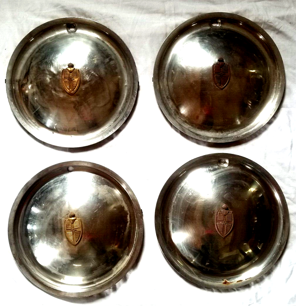 FULL SET of 4 Hubcaps 1949-1950 Lincoln Mark Continental Premier Town Car 15.5
