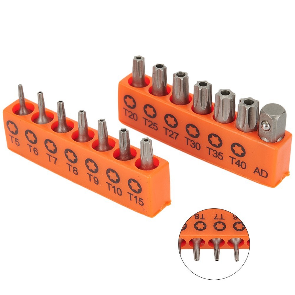 1/4 Inch 14pcs Hex Shank Socket Wrench Adapter Set in Grey