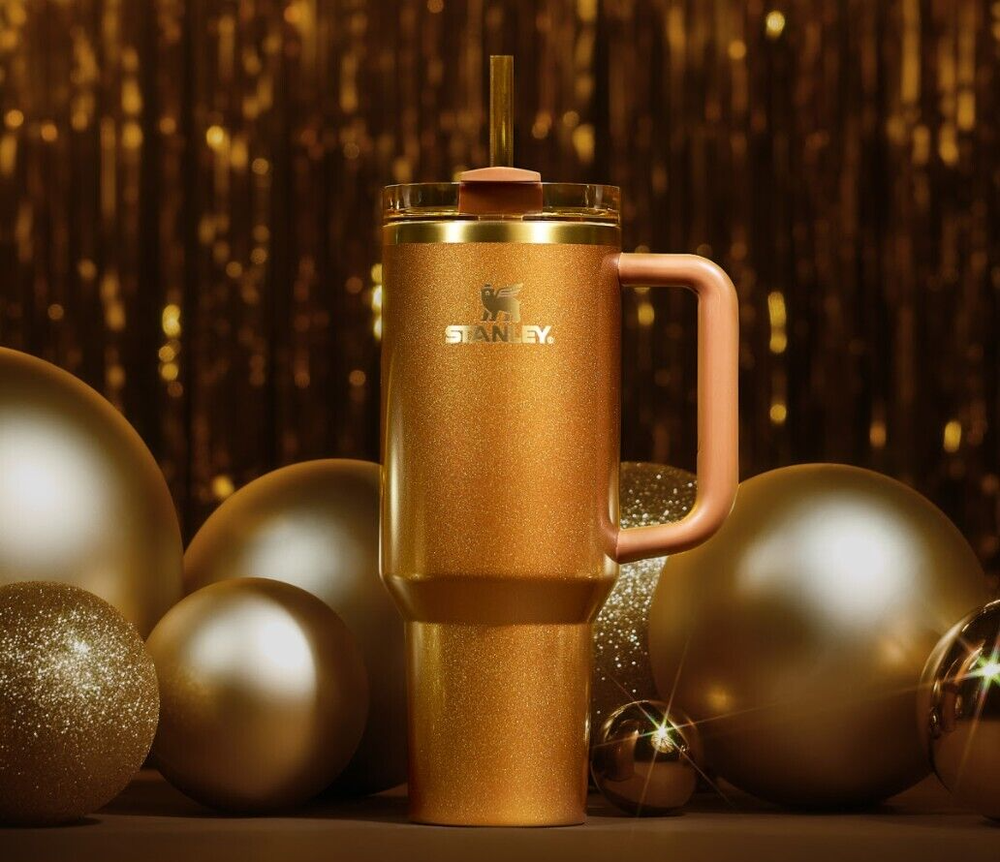 Stanley 40oz  COPPER TINSEL Quencher H2.0 FlowState Tumbler LIMITED EDITION