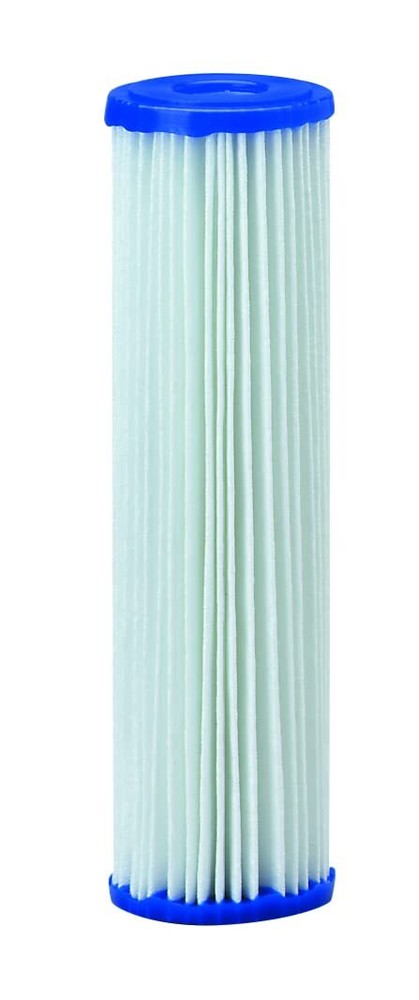 Pentair R30 Sediment Water Filter, 10-Inch, Under Sink Pleated Polyester Filt...