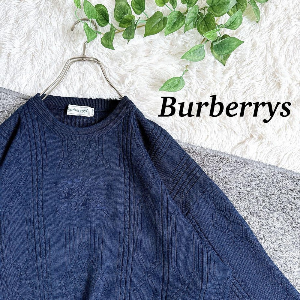 Burberry knit sweater Men's Fashion from Japan