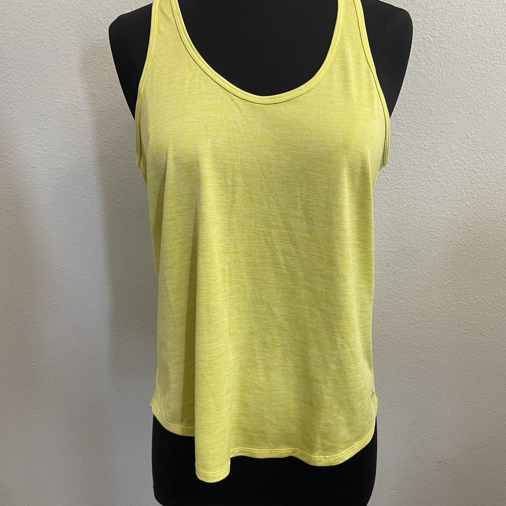 Prana Women's Yellow Athletic Tank Top Racerback Small Lightweight Workout Gym