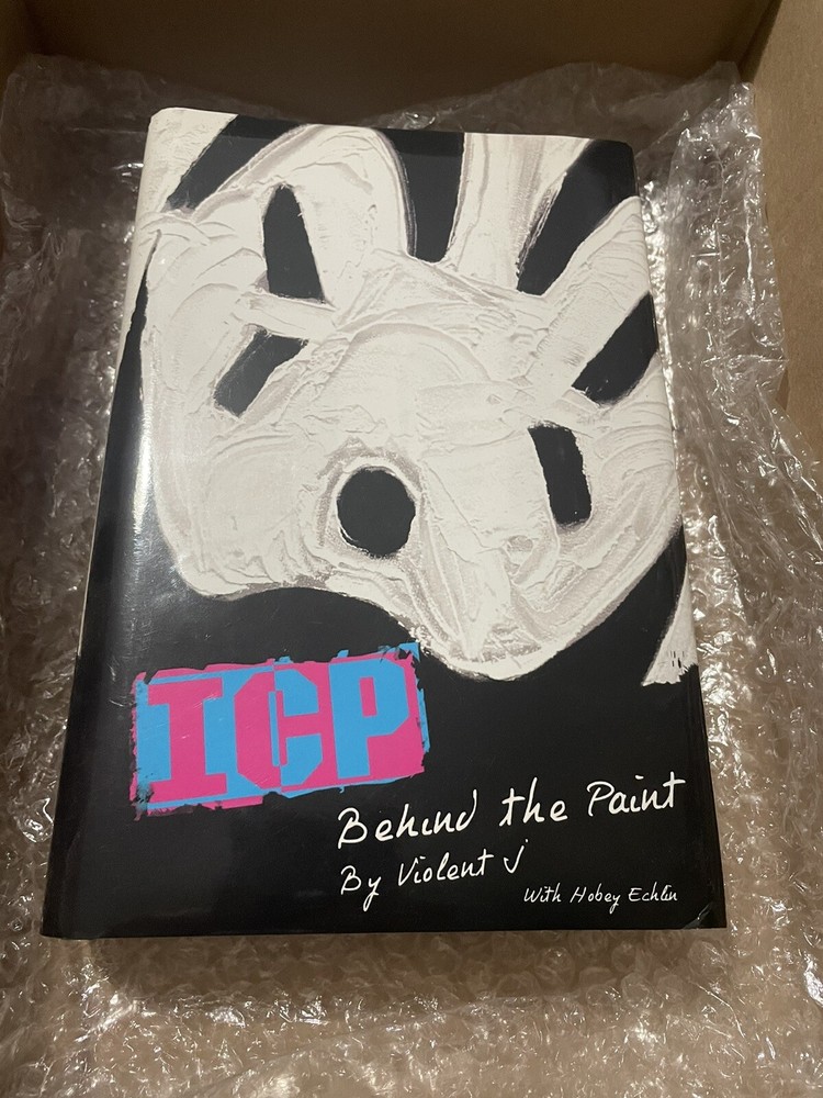 NEW!! ICP BEHIND THE PAINT by VIOLENT J HARDBACK BOOK RARE!!  Insane Clown Poss