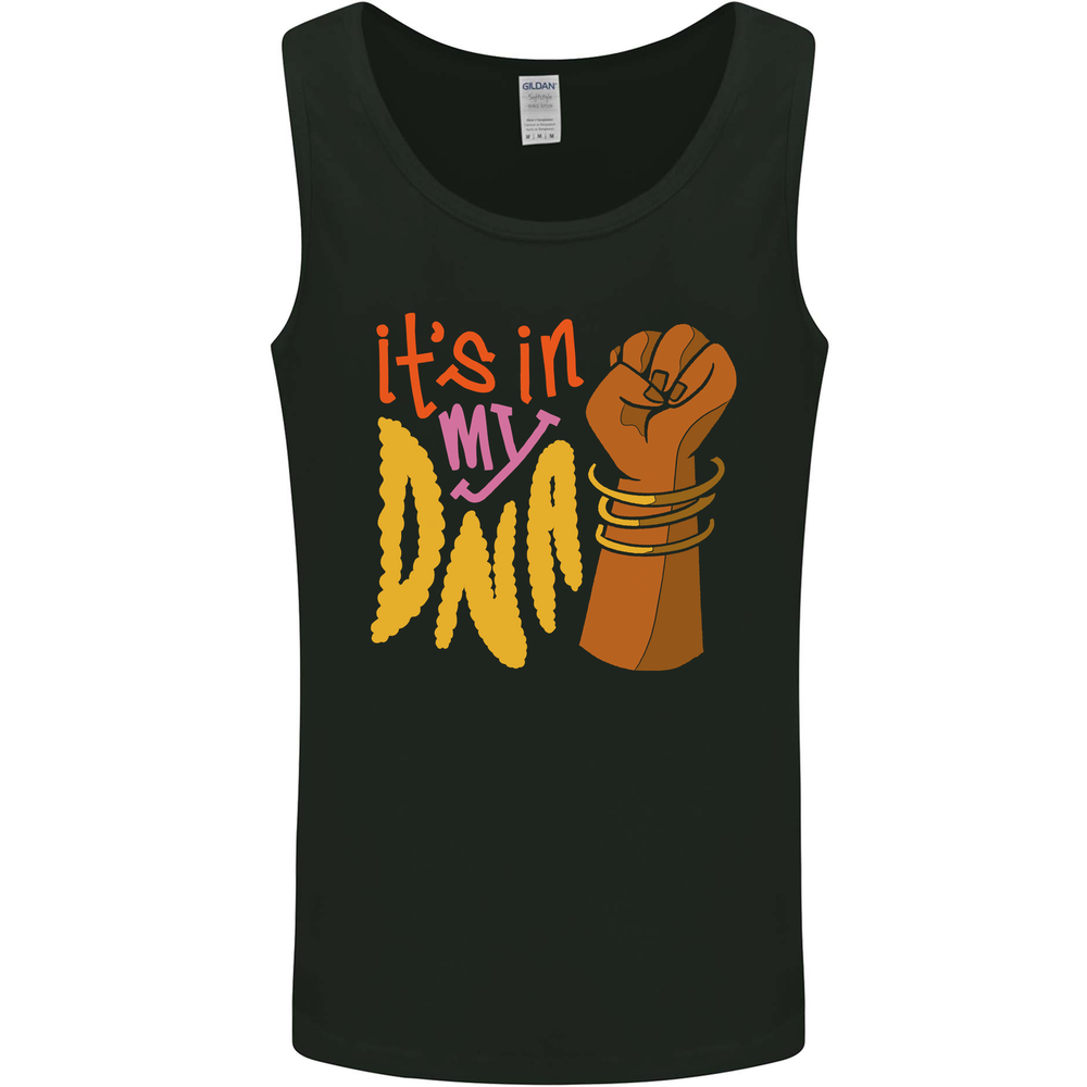 Africa is in My DNA Juneteenth Black Lives Matter Mens Vest Tank Top