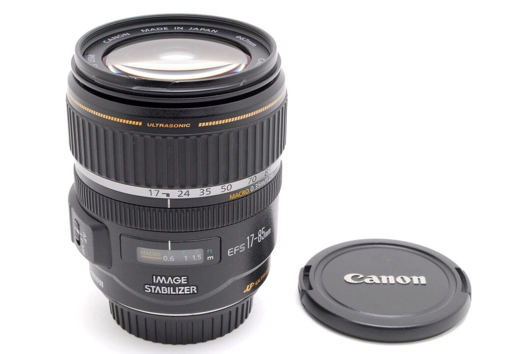 Canon EF-S 17-85mm F4-5.6 IS USM Standard Zoom Lens MINT+