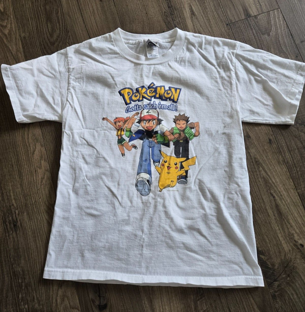 Vintage Pokémon Gotta Catch em All T Shirt Youth Size Large 14/16 Nintendo