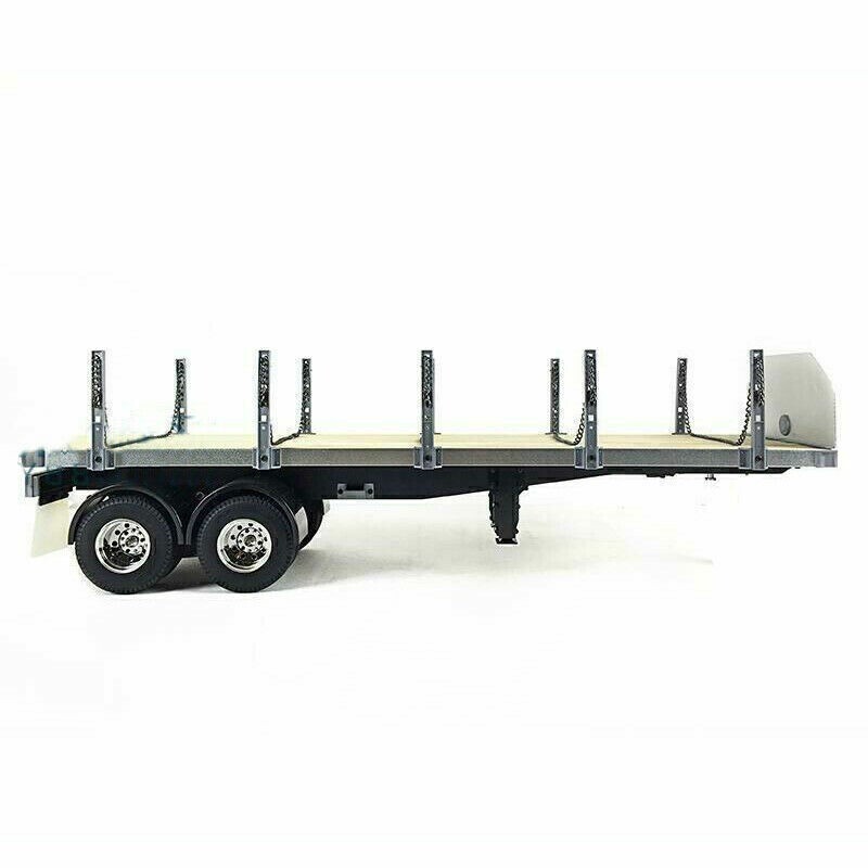 Hercules 2Axle RC Tractor Flatbed Semi Trailer Truck 1:14 for DIY TAMIYA Model