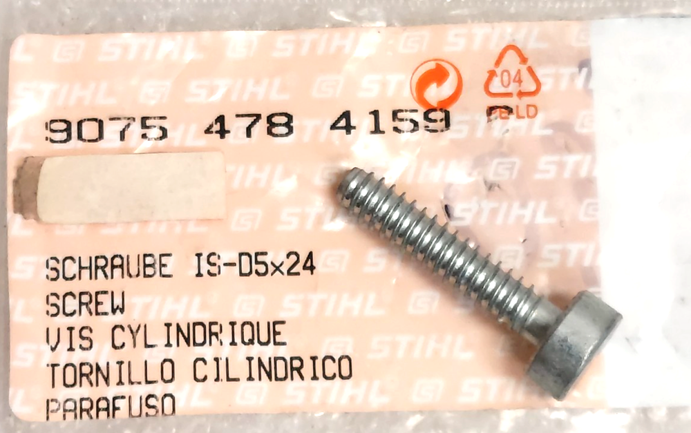 Stihl 9075-478-4159 IS-D5x24 Self Tapping Screw T27