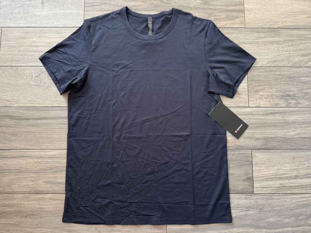 LULULEMON MENS FUNDAMENTAL SHORT SLEEVE T-SHIRT, WHITE, BLACK, NAVY, NWT