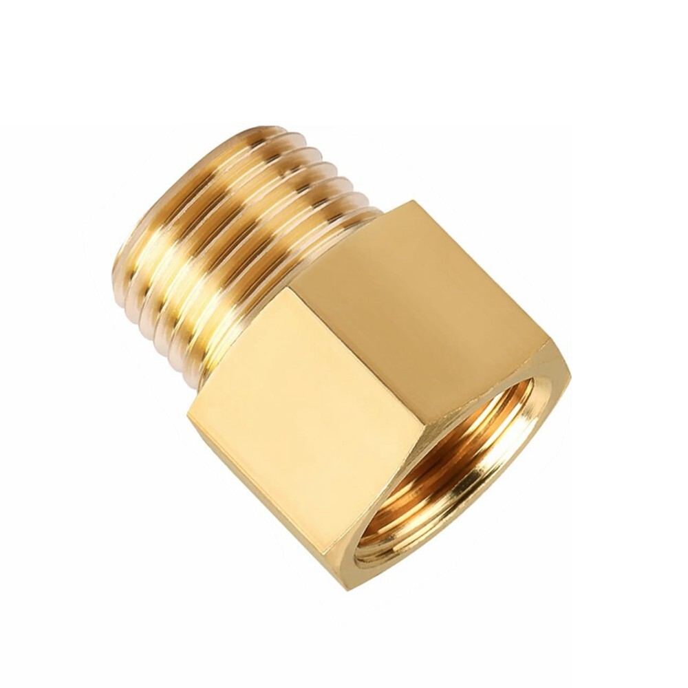 Brass Pipe Fitting 1/2'' NPT Male to 1/2'' NPT Female Adapter Extension N1015