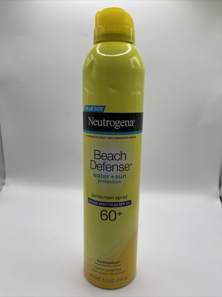 Neutrogena Beach Defense Sunscreen Spray Broad Spectrum SPF 60+ 8.5 oz