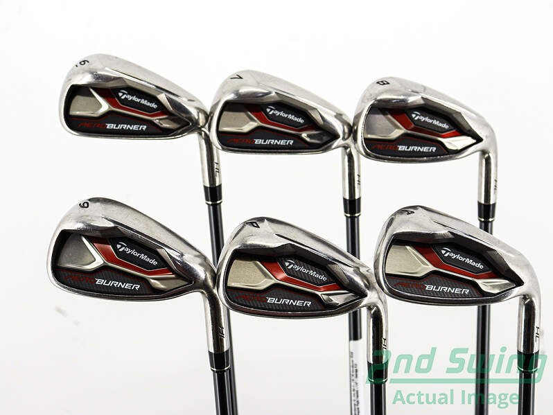 TaylorMade Aeroburner HL Iron Set 6-PW AW Graphite Regular Right +1/4 Inch