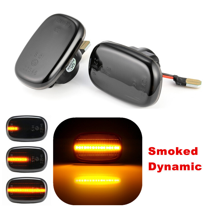 Black LED Turn Signal Side Marker Light For Picnic XM10 1996-2001 FT3