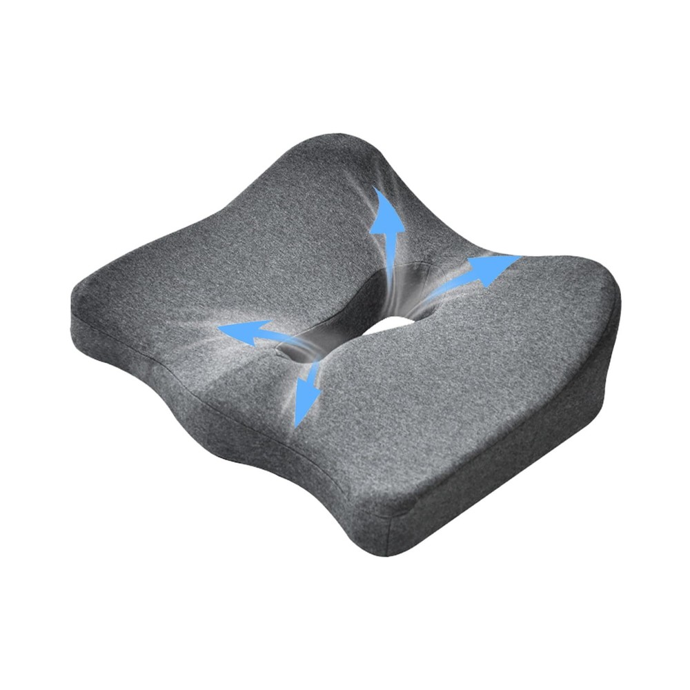 Minimalist Memory Cotton Seat Cushion - Pressure Relief for Office Chairs, fo...