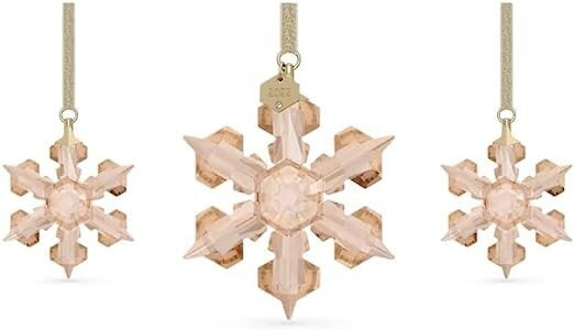 Festive Annual Edition 2022 Ornament Set Gold, 3 Piece. NEW