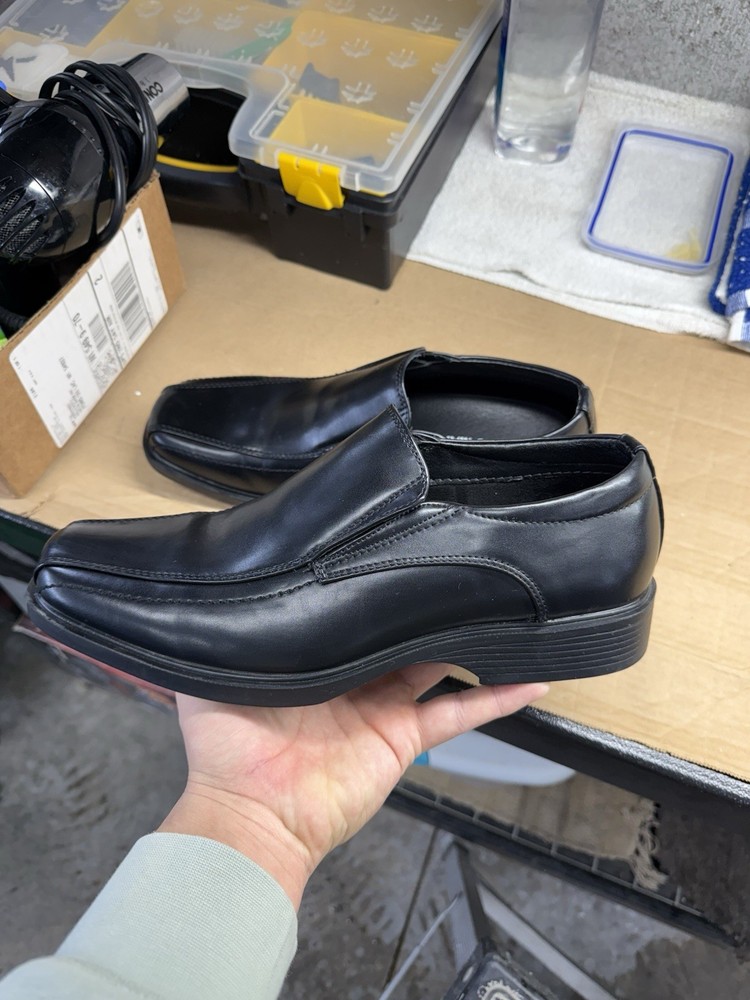 Black Dress Shoes Bruno Marc Size 10.5 Men's