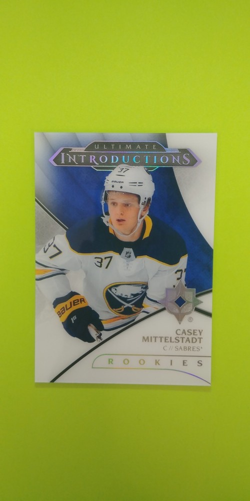 2018-19 Ultimate Collection Casey Mittelstadt #UI-39 BUF Rookie Card