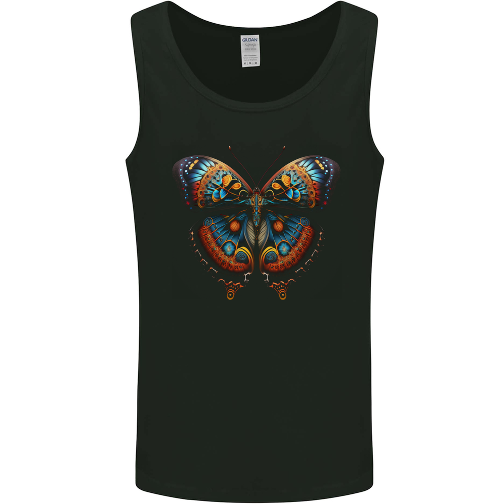 Fantasy Butterfly Design Mens Vest Tank Top
