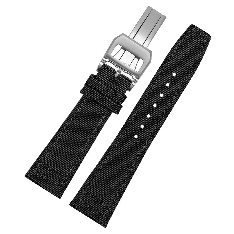 Nylon Canvas Watch Strap for IWC Pilot Portugal 20mm 21mm 22mm Black Green Blue