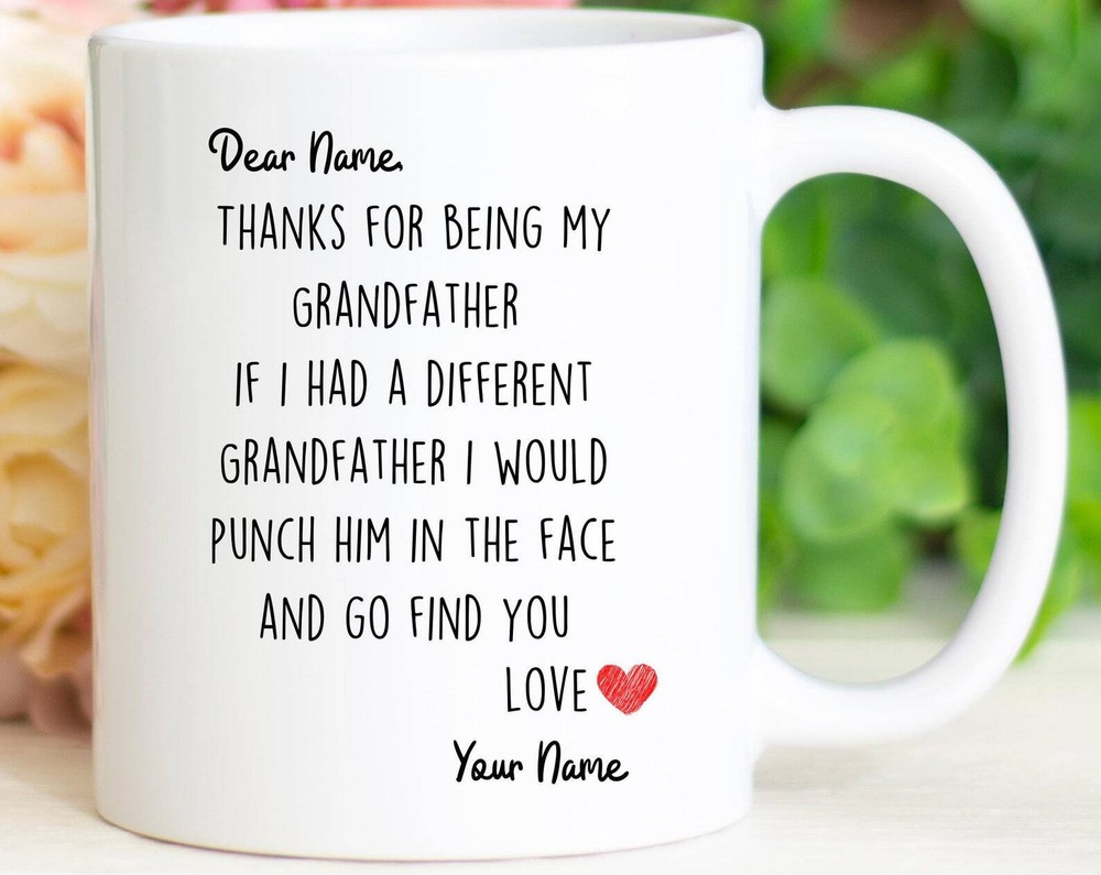 Grandfather Gifts Funny Grandfather Mug Best Gifts For Grandfather Father's Day