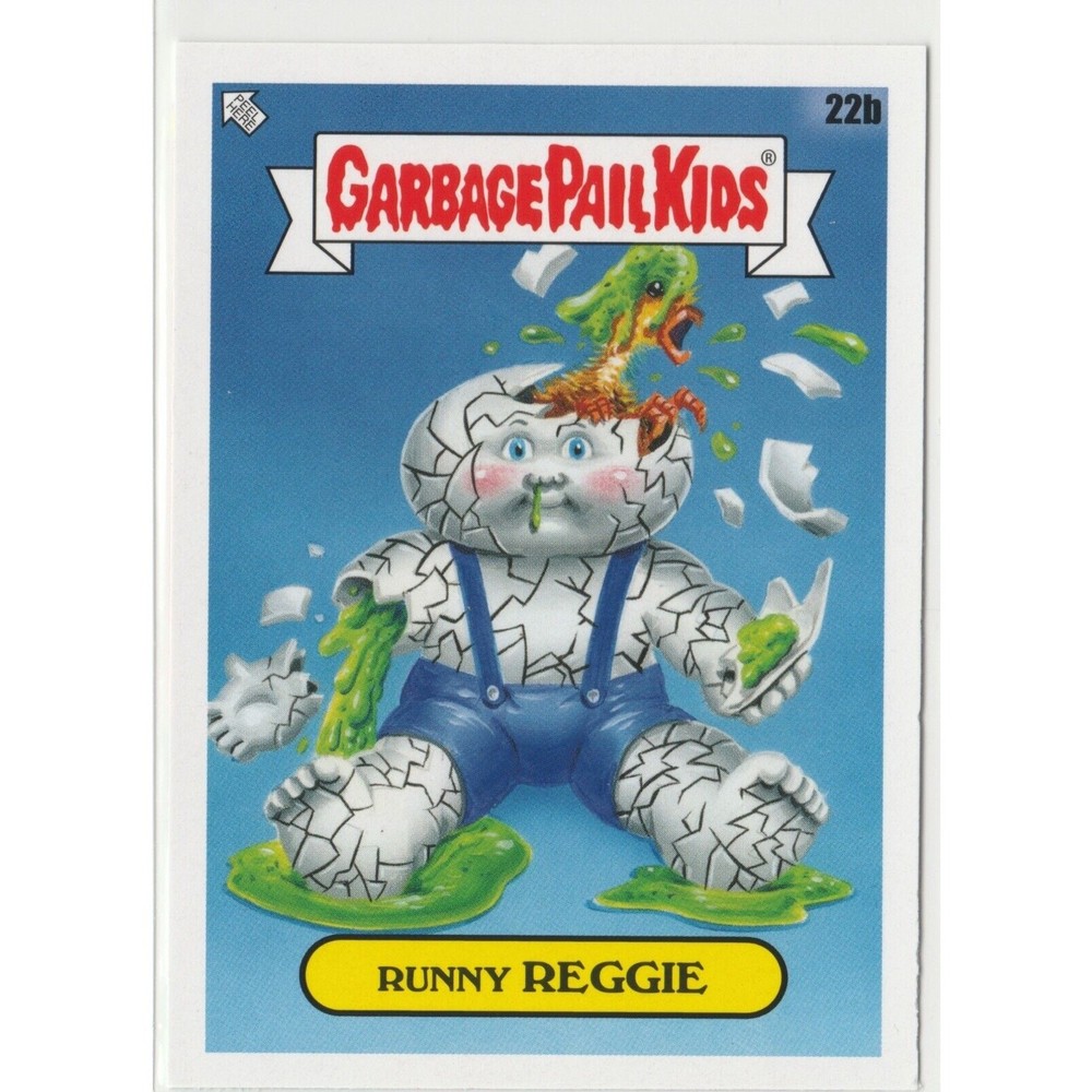Runny Reggie 22b Garbage Pail Kids 35th Anniversary GPK 2020 Series Card