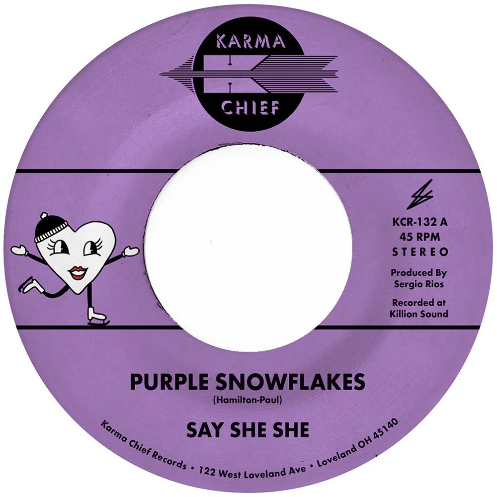Say She She Purple Snowflakes/This Wintertime (Vinyl) (PRESALE 12/13/2024)