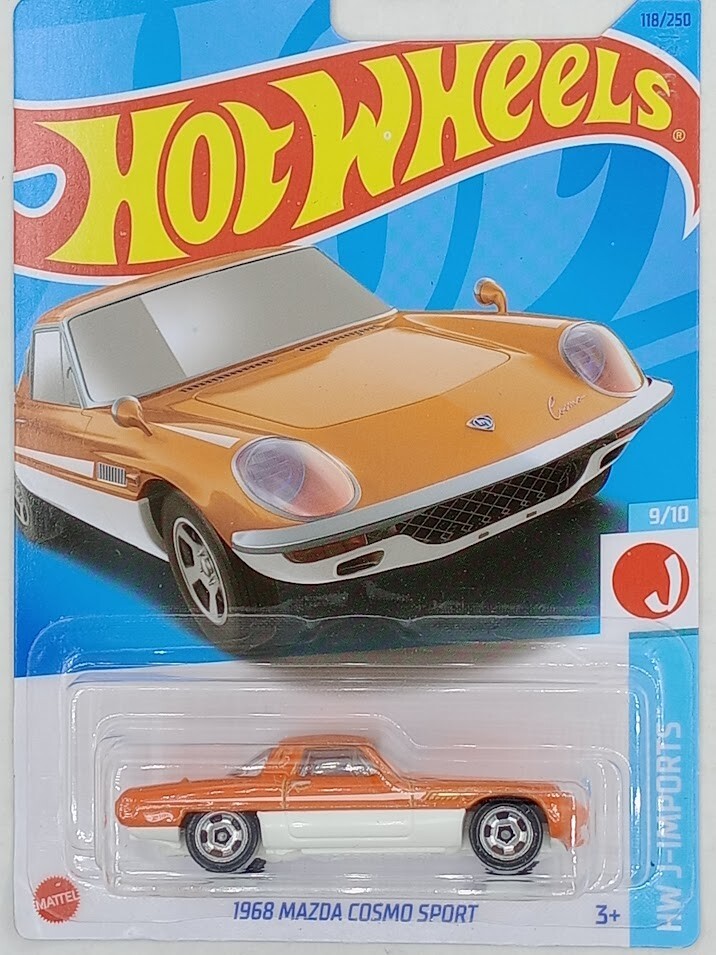 Hot Wheels 1968 Mazda Cosmo Sport 1:64 Diecast Car J-Imports #9/10 New
