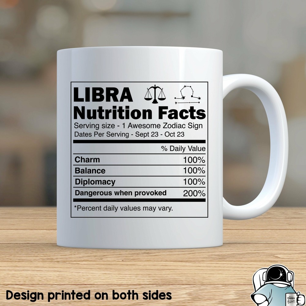 Libra Zodiac Coffee Mug Perfect Birthday Gift for Libra Lovers  