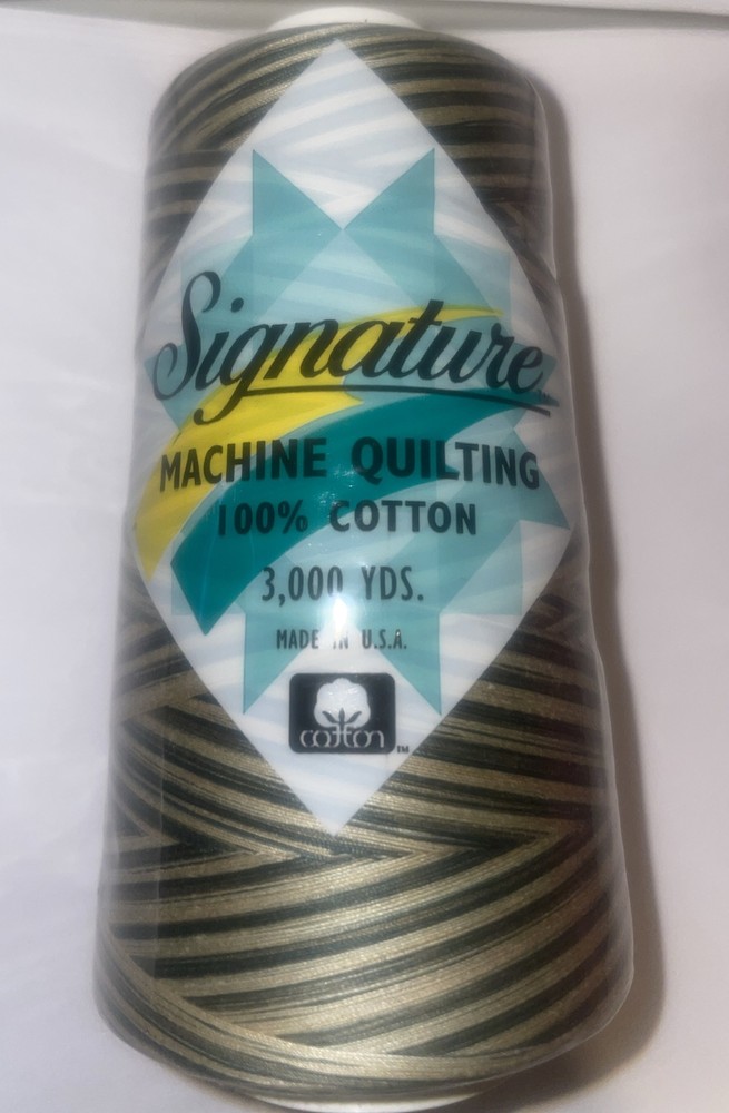 Signature QT 100% Cotton Variegated Thread Machine Quilting Color Green House