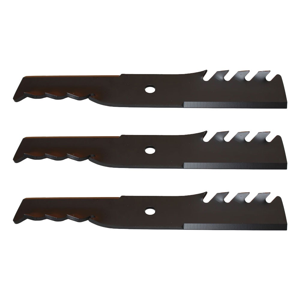 (3) Toothed Lawn Mower Blades Fits Husqvarna 48