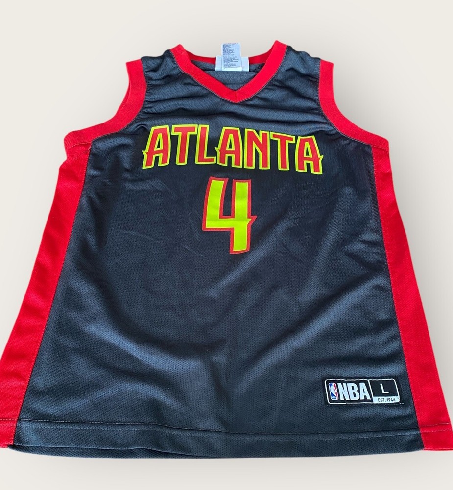Atlanta Hawks Jersey Boys Large Gray Paul Millsap #4 ATL Basketball NBA Youth