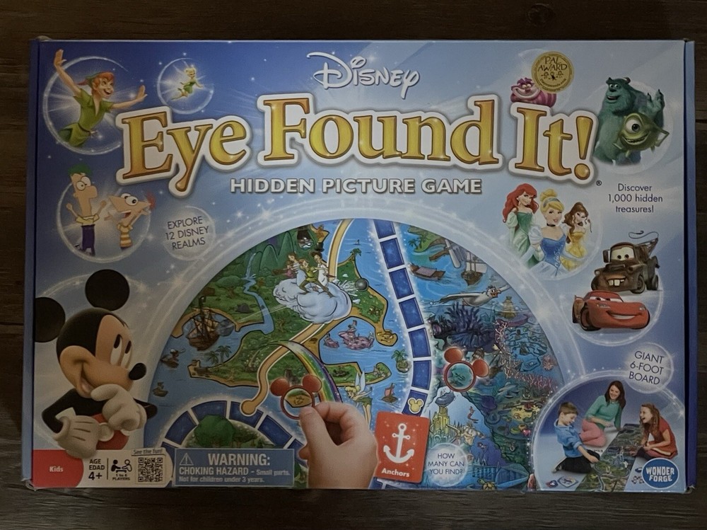 Wonderforge World of Disney Eye Found It Board Game Complete In Box
