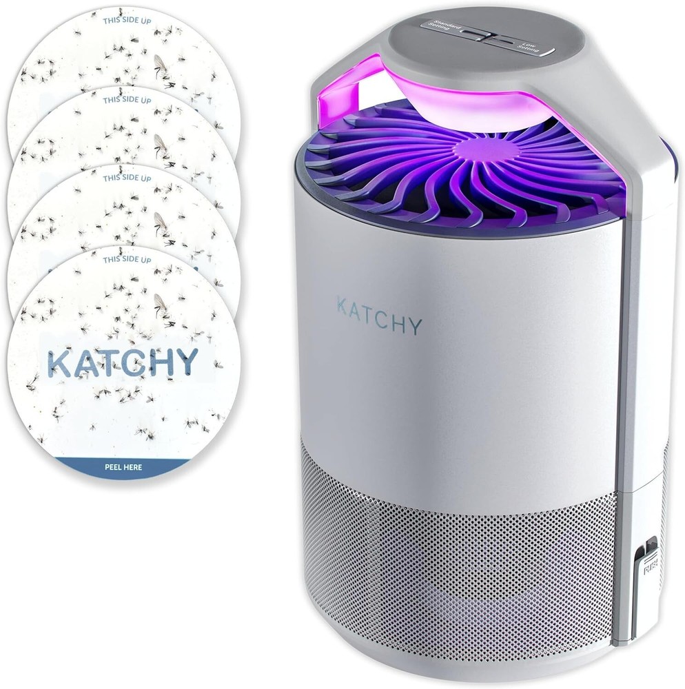 Katchy Indoor Insect Trap - Catcher & Killer for Mosquitos, Gnats, Moths, Fruit