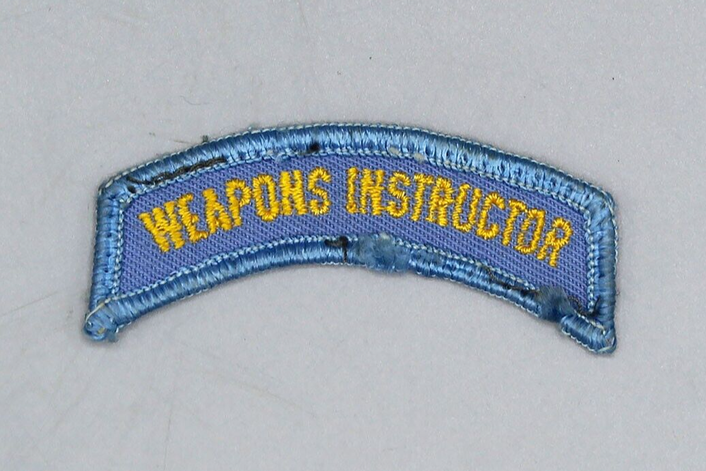 USAF Weapons Instructor Cloth Insignia . USP995