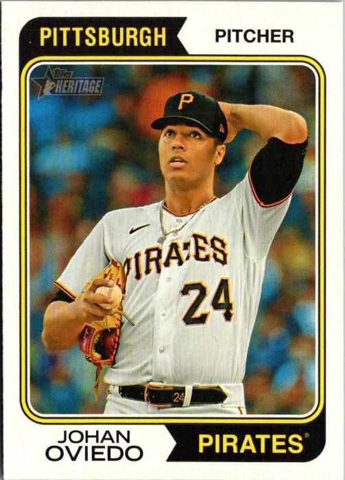 2023 Topps Heritage High Number - #674 Johan Oviedo