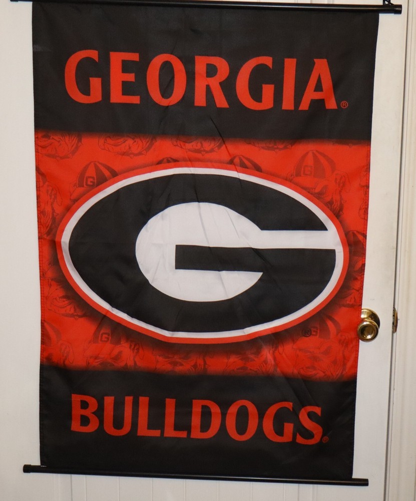 Georgia FLAG 3.5' X 2.4' Bulldogs Logo NCAA College National Champions Room