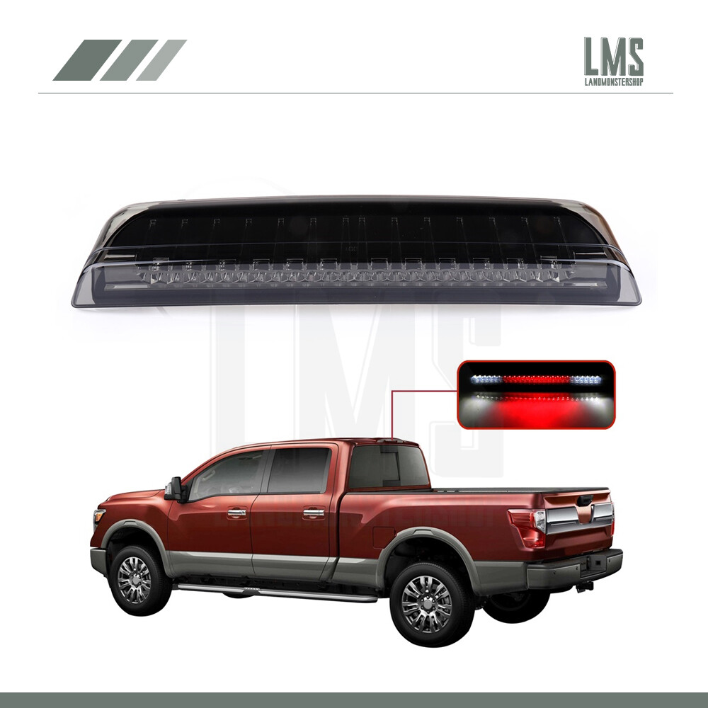 3rd Brake Light LED Smoke Lens for 2011-2015 Nissan Titan Cargo Lamp