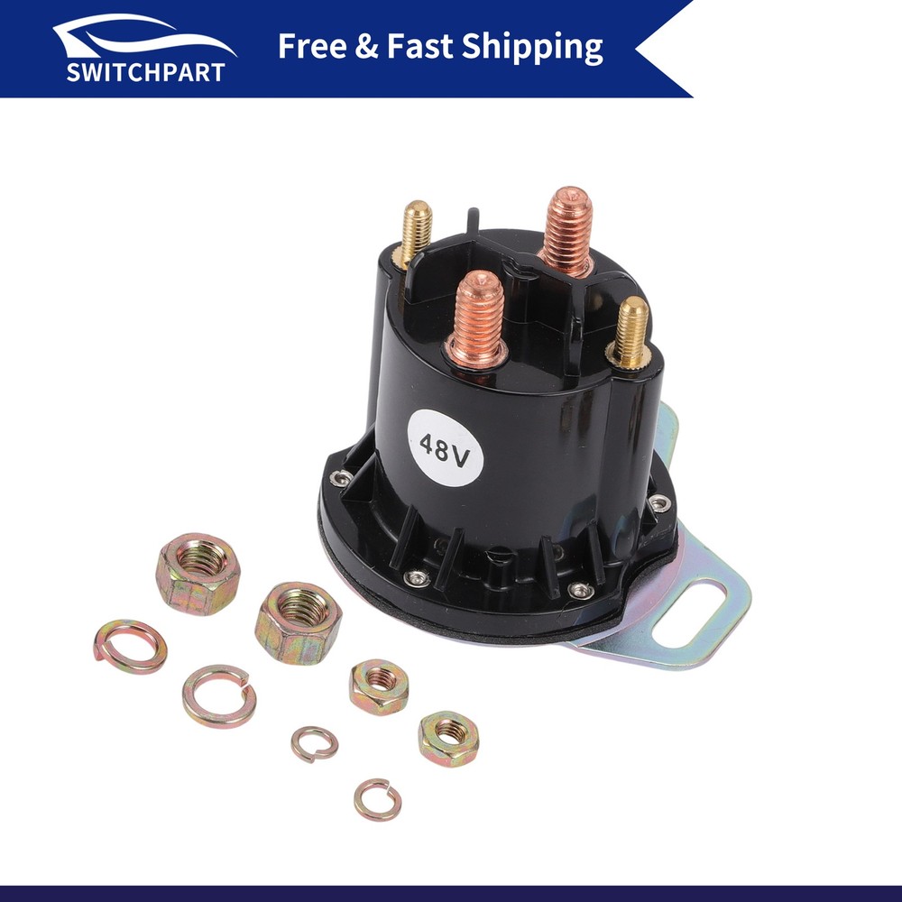 Golf Cart Solenoid Relay for EZGO RXV Electric 08-up 48V 150A 4 Terminal Relay