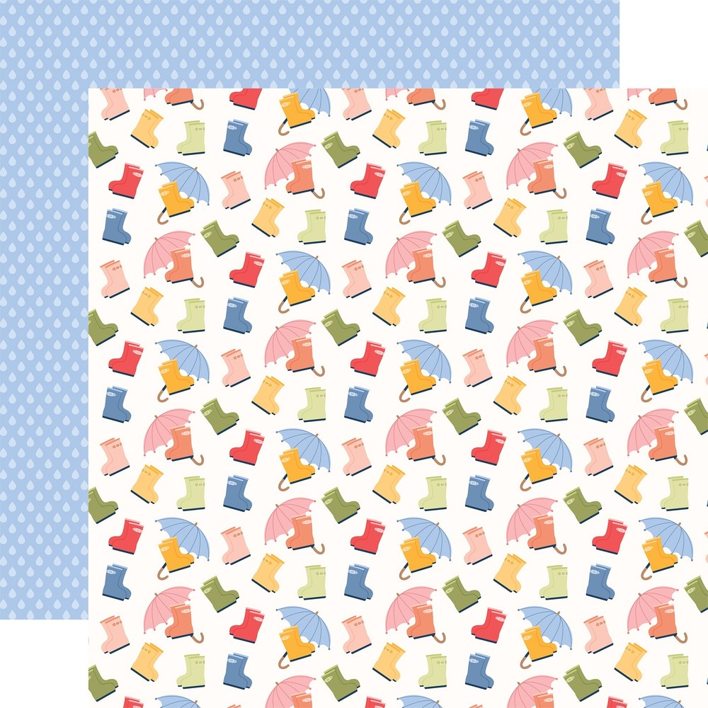 Blossoms And Bees Double-Sided Cardstock 12