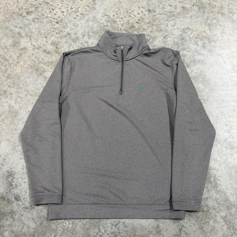 Onward Reserve Pullover Mens Large Gray 1/4 Zip Long Sleeve Performance Top