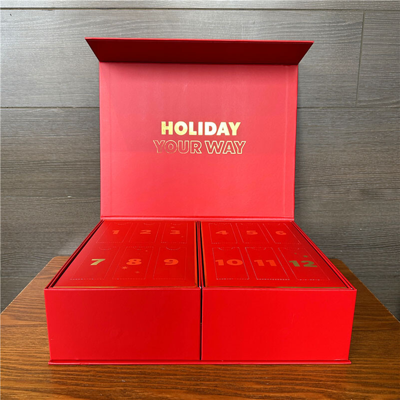 Starbucks China 2022 Xmas 24-Piece Mini Studded Cup Keychain Ornaments with Gift Box