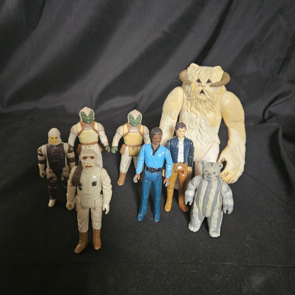 Vintage 1980s Kenner Star Wars Empire Strikes Back Action Figure Lot