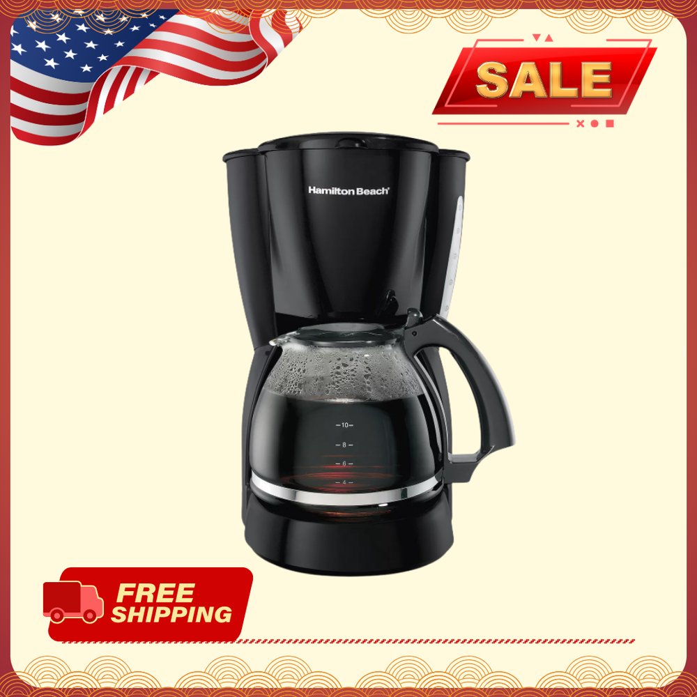 [FASH SALE] Hamilton Beach 12-Cup Coffee Maker 49316R Black NEW-image