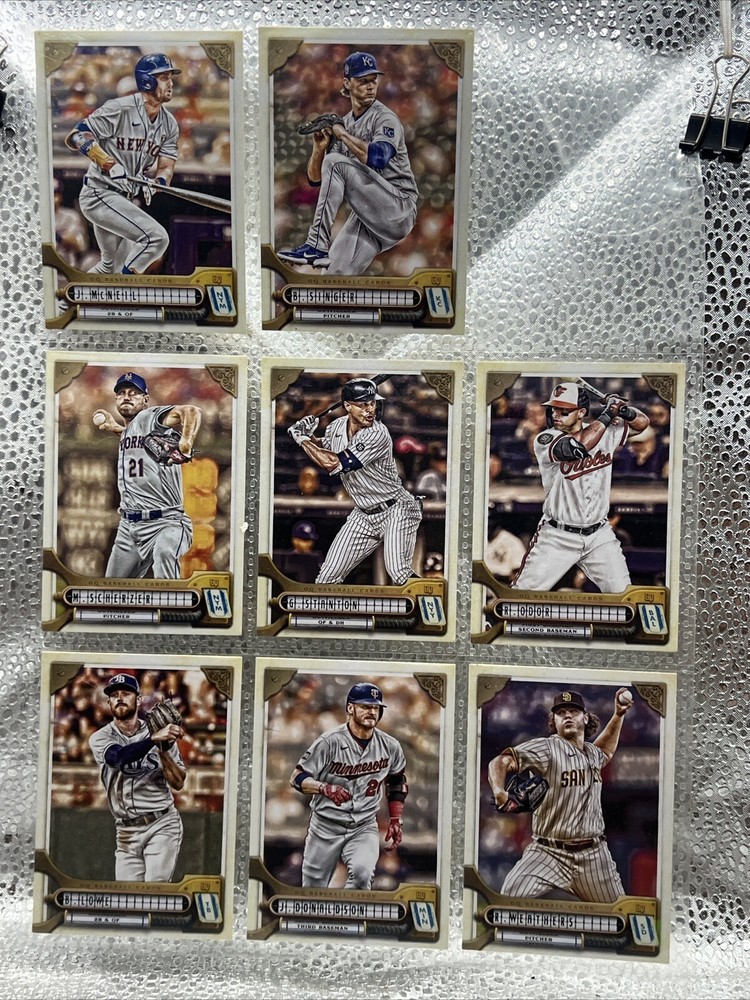2022 Gypsy Queen Topps 8 Card Lot Low Start